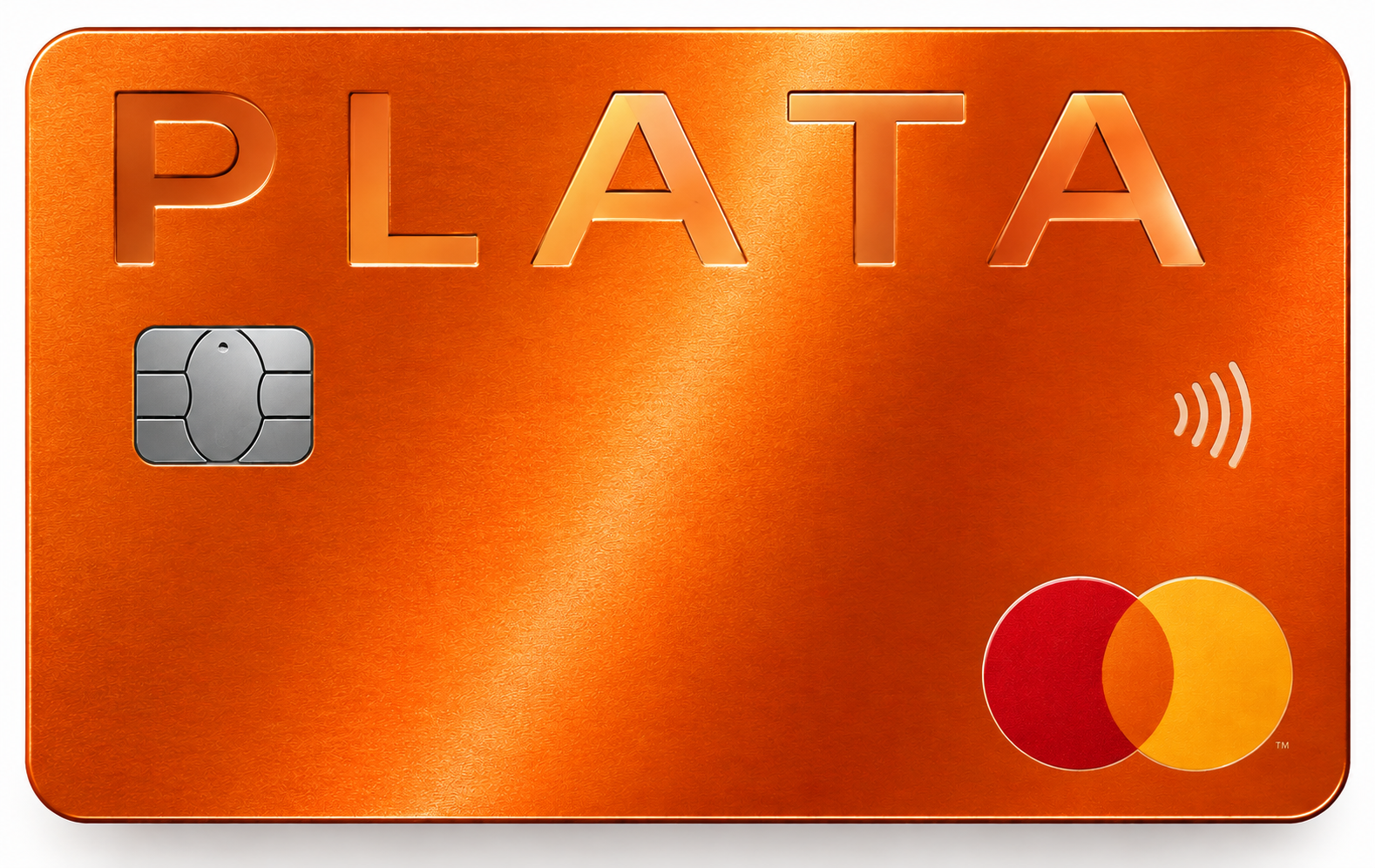 PLATA orange card